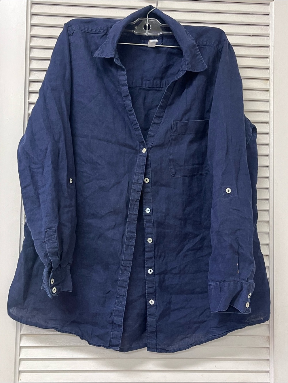 SIGRID OLSEN Casual women Navy Lightweight Shirt Jacket SMALL